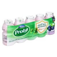 Lốc 5 chai sữa chua uống men sống Vinamilk Probi vị việt quất 65 ml (từ 1 tuổi)