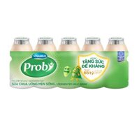 Lốc 5 chai Sữa chua uống men sống Vinamilk Probi  65ml