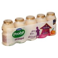 Lốc 5 chai sữa chua uống men sống Vinamilk Probi Pedia+ vị cam 65 ml (từ 1 tuổi)