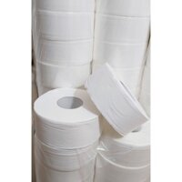 Lốc 5 cuộn giấy vệ sinh công nghiệp 700gr/ cuộn ( Total = 1,150 mét = 5,750 tờ), Toilet paper for Hotel, Office, Family