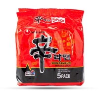 [Lốc 5 Gói] Mì Cay Hàn Quốc Shin Ramyun Nongshim(120g/Gói)_Hàng nhập khẩu