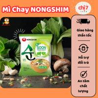 Lốc 5 Gói Mì Chay Nongshim Soon Veggie Hàn Quốc - Chị7FOOD