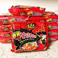 Lốc 5 Gói Mì gà siêu cay Samyang 2x - Hàn Quốc