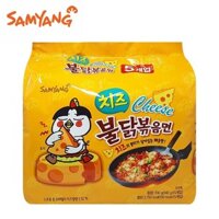 LỐC 5 GÓI MÌ KHÔ GÀ CAY VỊ PHÔ MAI SAMYANG