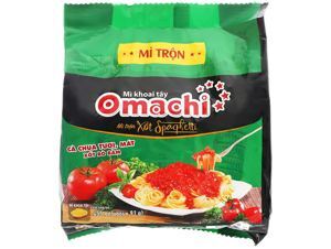 Lốc 5 gói mì khoai tây Omachi xốt Spaghetti 91g