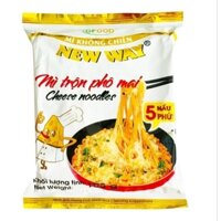 Lốc 5 gói Mì không chiên trộn phô mai 108g