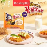 Lốc 5 gói mì Samyang phô mai Budak quattro cheese nhập khẩu Hàn Quốc gói 140 g, set 5 gói mì samyang