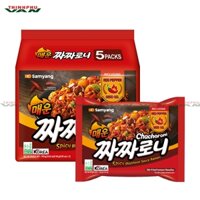 Lốc 5 gói Mì tương Jjajang Cay Samyang 140gr