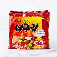 (Lốc 5 Gói) Mỳ Neoguri Cay Nóng Hàn Quốc Nongshim 120g