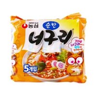 Lốc 5 Gói Mỳ Nongshim Neoguri Hàn quốc Cay Nhẹ (120g*5)