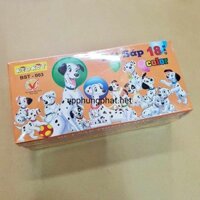 Lốc 5 Hộp Bút Sáp 18 Màu Chó Đốm BST-003
