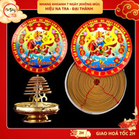 Lốc 5 Hộp Nhang Khoanh 7 Ngày Không Mùi - Hiệu Na Tra Đại Thành - Hàng Chính Hãng