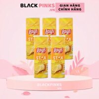 Lốc 5 hộp snack khoai tây Lay's Stax vị tự nhiên 100g