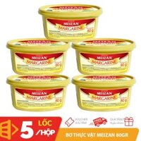 Lốc 5 hũ bơ thực vật Meizan 80gr