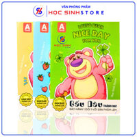 Lốc 5 Quyển Tập 200 Trang Thành Đạt Hình Gấu Dâu - Định Lượng 80Gsm - VPP Học Sinh Store