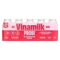 Lốc 5 Sữa Chua Uống Men Sống Vinamilk Probi Dâu 65Ml