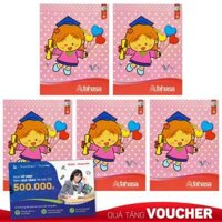 Lốc 5 Tập Học Sinh 4 Ô Ly 200 Trang ĐL 70gm2 - FAHASA Mẫu Màu Giao Ngẫu Nhiên