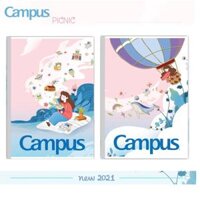 Lốc 5 Vở KN Campus PICNIC 80 trang - Ngẫu nhiên