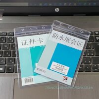 LỐC 50 CÁI Bảng tên nhựa dẻo Y SM 303 307 bao thẻ bảng tên nhân viên có zipper Y307 / SM-303
