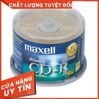 Lốc 50 cái đĩa trắng CD MAXCELL FULL BOX 52X [HDMusictechnology]