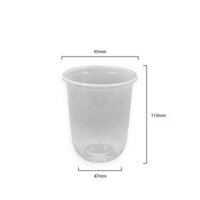 Lốc 50 Cốc Nhựa Đáy Cầu 500ml