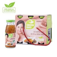 Lốc 6 chai chè dưỡng nhan & nước yến sào Green Bird Đông Trùng Hạ Thảo 185ml