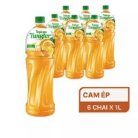 Lốc 6 chai nước cam ép Twister 1L