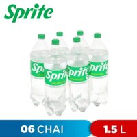 LỐC 6 CHAI NƯỚC NGỌT HƯƠNG CHANH SPRITE 1.5L