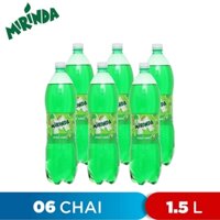 LỐC 6 CHAI NƯỚC NGỌT VỊ SODA KEM MIRINDA 1.5L