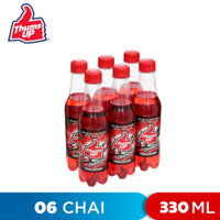 LỐC 6 CHAI NƯỚC TĂNG LỰC HƯƠNG DÂU RỪNG THUMS UP CHARGED 330ML