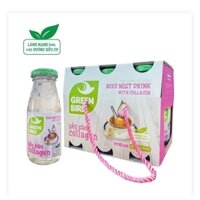 Lốc 6 chai nước Yến sào và Collagen ( 6 chai x 185ml) - yến sào Nutrinest