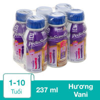 {Lốc 6 chai} Sữa Bột Pha Sẵn Pediasure Chai 237ml