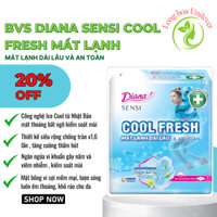 Lốc 6 gói BVS diana Sensi Cool Fresh mát lạnh ( có cánh - không cánh ) 1 gói 8 miếng
