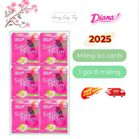 Lốc 6 gói bvs diana siêu mỏng không cánh
