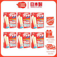 Lốc 6 Hộp Bánh Xốp Morinaga BS Canxi Nội Địa Nhật Bản Cho Bé Ăn Dặm Từ 9 Tháng