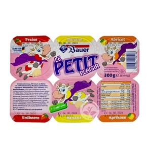 Lốc 6 hộp phô mai vị trái cây Kids Mix Le Petit Plaisir 50g x 6 hũ