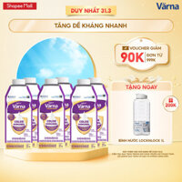 Lốc 6 hộp sữa bột pha sẵn Varna Colostrum (6 hộp giấy x 237ml) - Sữa non cho người lớn, Tăng đề kháng nhanh