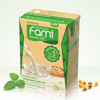 Lốc 6 hộp sữa đậu nành nguyên chất Fami 200ml