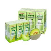 Lốc 6 Hộp Sữa Tươi Binggrae Hương Dưa Gang Hàn Quốc 200ml / 빙그레) 메론맛 우유 200ML