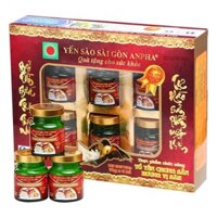 Lốc 6 Hũ Yến Sào Sài Gòn Anpha Tổ Yến Chưng Sẵn - Hương Vị Sâm