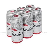 Lốc 6 Lon Bia Budweiser 500ml/Lon
