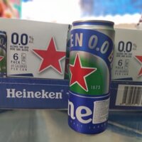 Lốc 6 lon bia không cồn Heineken 0.0 (330ml/lon)