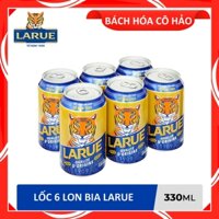 LỐC 6 LON BIA LARUE 330ML
