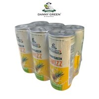 [Lốc 6 Lon] Nước Ép Dứa Có Thịt Dứa DannyGreen