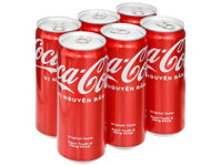 Lốc 6 lon nước ngọt Coca Cola 320ML