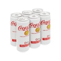 Lốc 6 lon nước ngọt Coca Cola 320ml