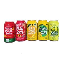 Lốc 6 Lon Nước Soda SFC Hàn Quốc Lon 350ml