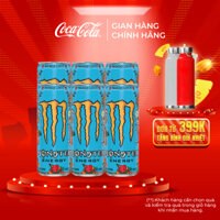 Lốc 6 Lon Nước Tăng Lực Giải Khát Monster Energy Mango Loco Vị Xoài 355ml/Lon Coca-Cola Official