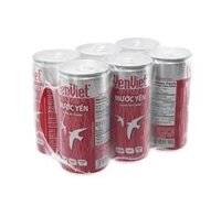 LỐC 6 LON NƯỚC YẾN Yến Việt VỊ NGUYÊN BẢN ( 6 X 190ML )