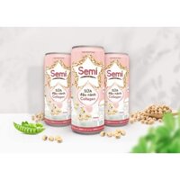 Lốc 6 Lon Sữa Đậu Nành Collagen - Sữa Đậu Nành Semi - Ân Lộc Phúc - 240ml x 6 Lon